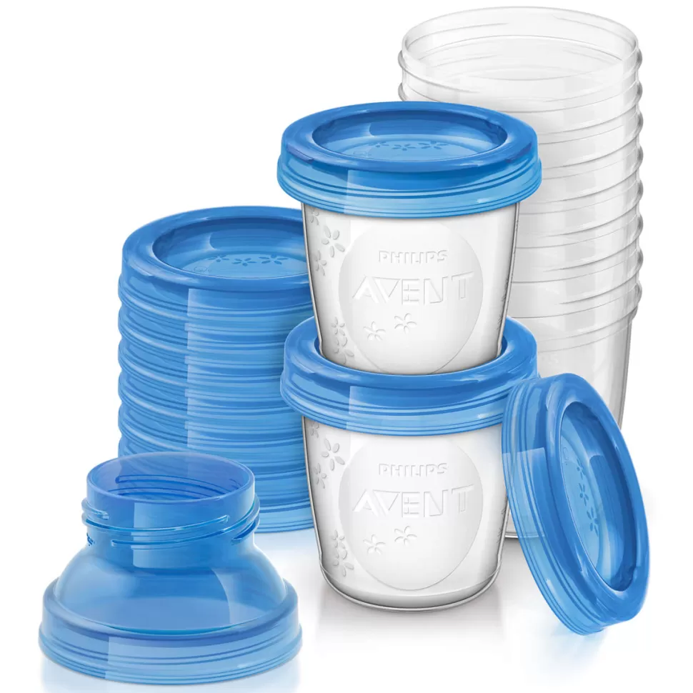 Philips Avent Allaitement>10 Pots de Conservation pour Lait Maternel SCF618/10