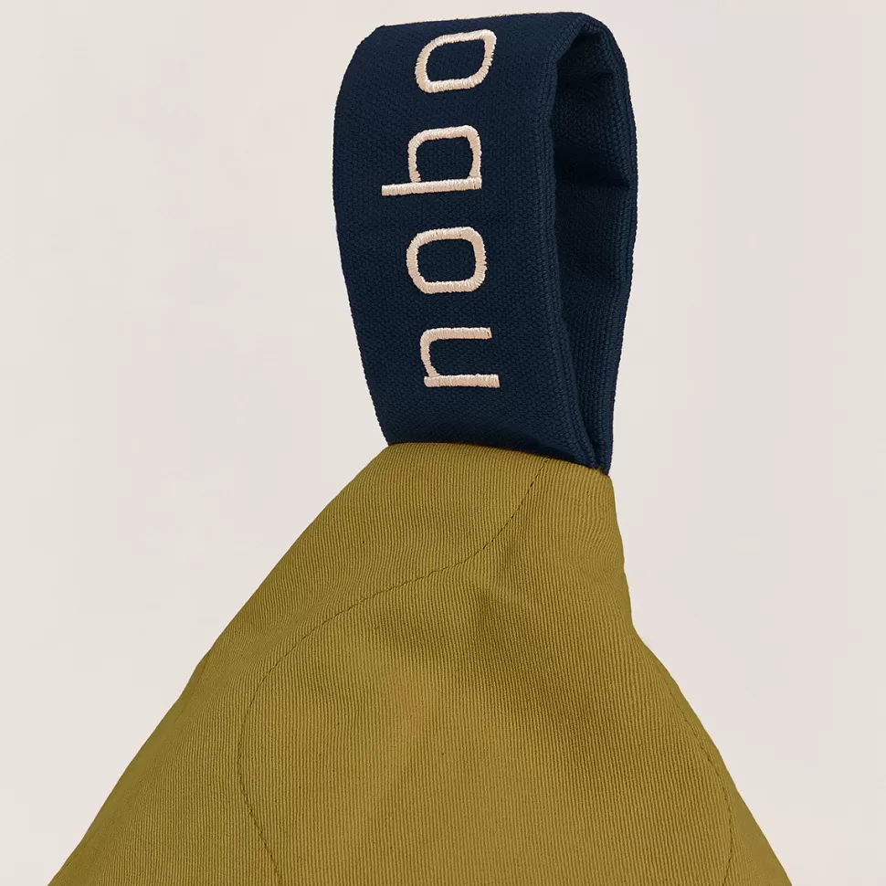 Nobodinoz Meuble Bébé>Pouf Brodé L1N0 - Moss Green