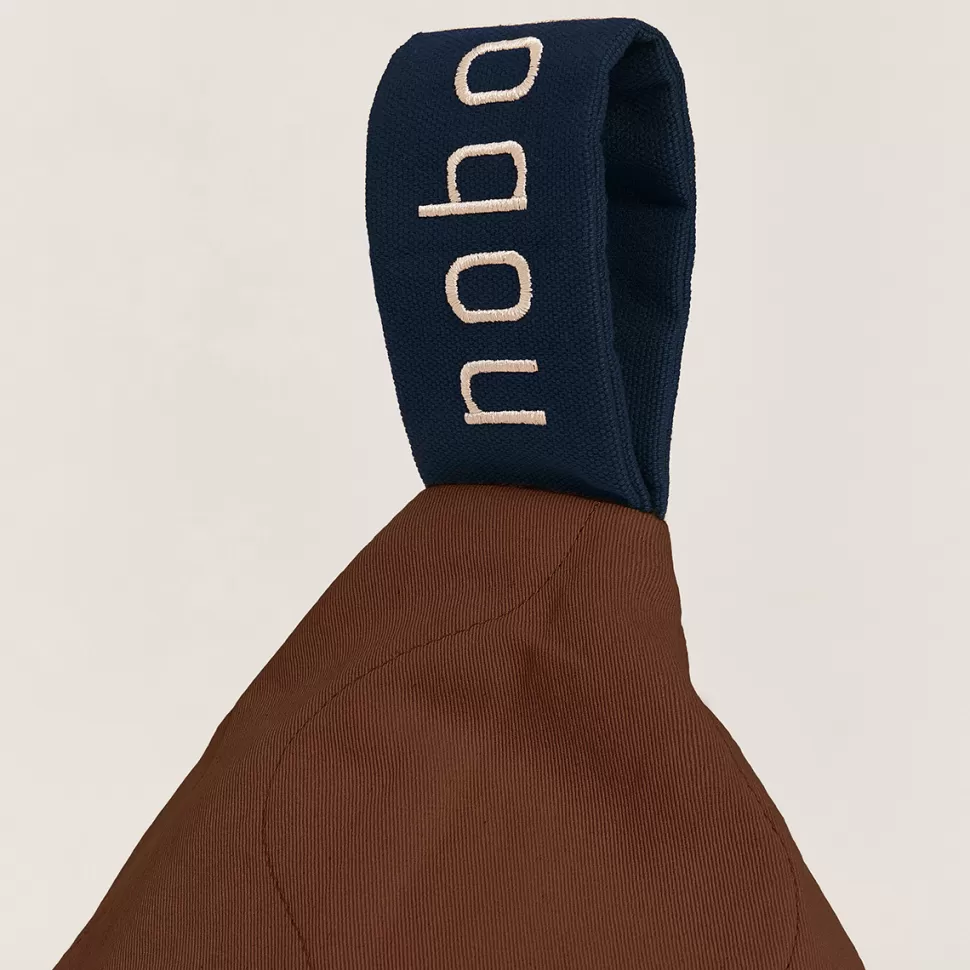 Nobodinoz Meuble Bébé>Pouf Brodé L1N0 - Prune
