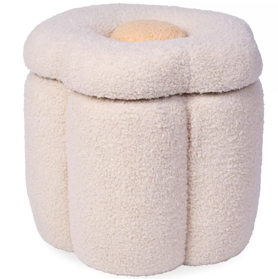 Childhome Meuble Bébé>Pouf Fleur - Ecru