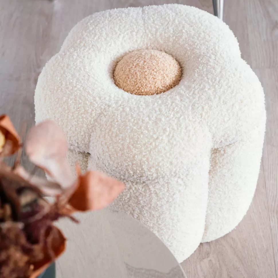 Childhome Meuble Bébé>Pouf Fleur - Ecru
