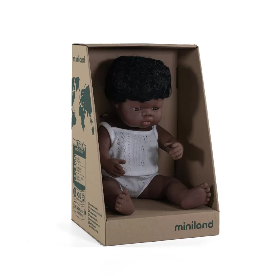 Miniland Mes Premiers Jouets>Poupon Garçon Avec Cheveux - Gabriel