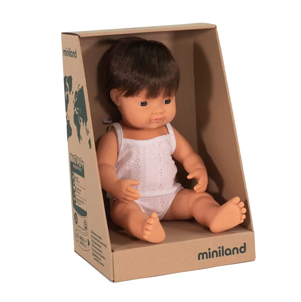 Miniland Mes Premiers Jouets>Poupon Garçon Avec Cheveux - Samy