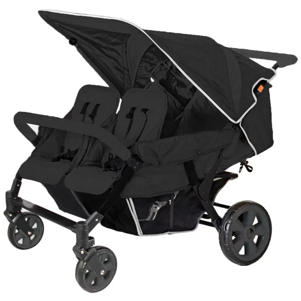 Familidoo Poussette Multiple>Poussette 4 Places Lidoo Star DJ04FRL+ - Full Black