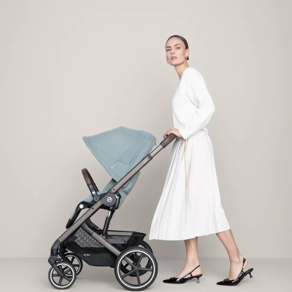 Cybex Poussette Citadine>Poussette Citadine Balios S Lux Cadre Noir - Moon Black