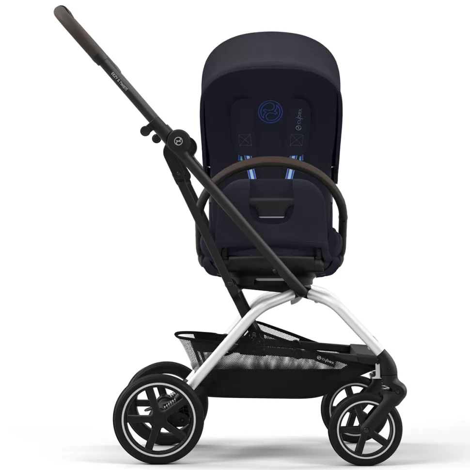 Cybex Poussette Compacte>Poussette Compacte Eezy S Twist+2 Châssis Silver - Dark Blue