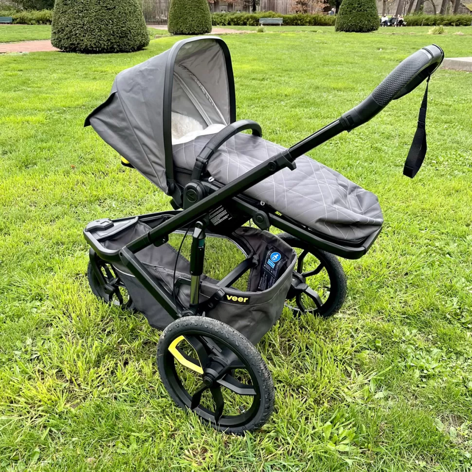 Veer Poussette Citadine>Poussette de Jogging Switchback - Gris Foncé et Noir