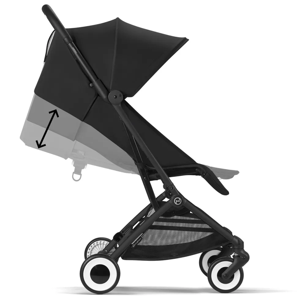 Cybex Poussette Compacte>Poussette de Voyage Ultra-compacte Orfeo Châssis Black - Magic Black