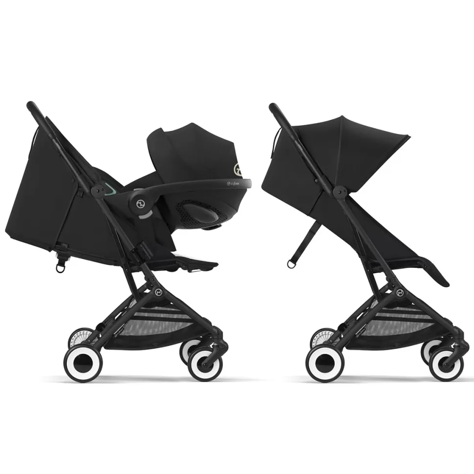 Cybex Poussette Compacte>Poussette de Voyage Ultra-compacte Orfeo Châssis Black - Magic Black