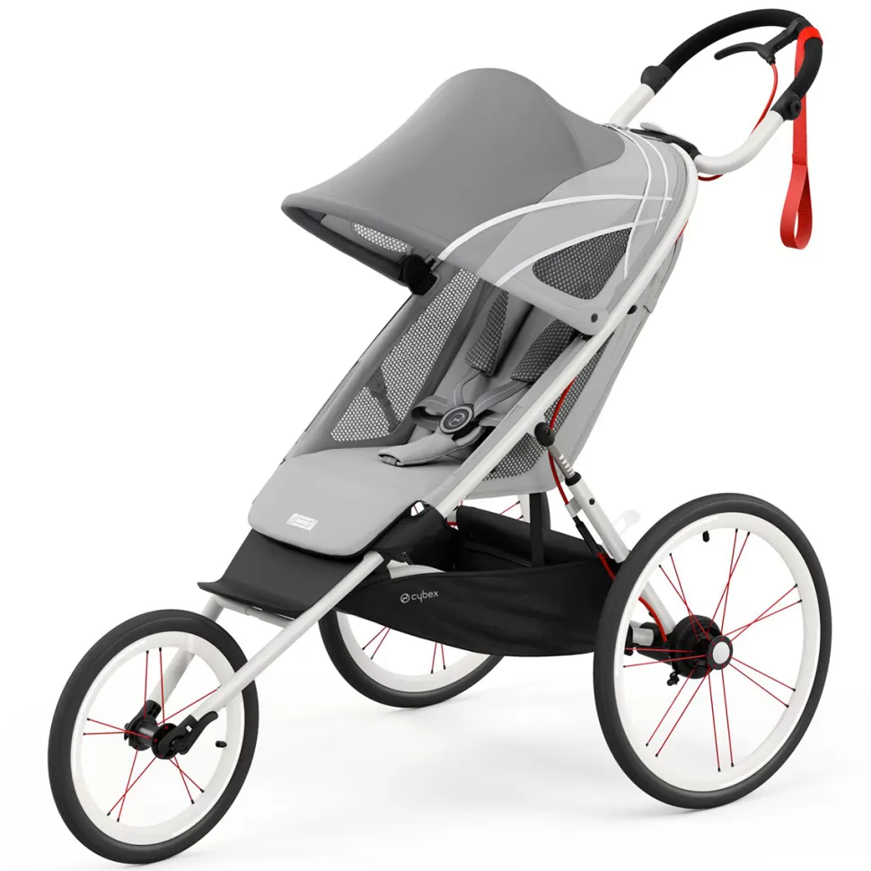 Cybex Poussette Citadine>Poussette Sport AVI Châssis Crème et Orange - Medal Grey
