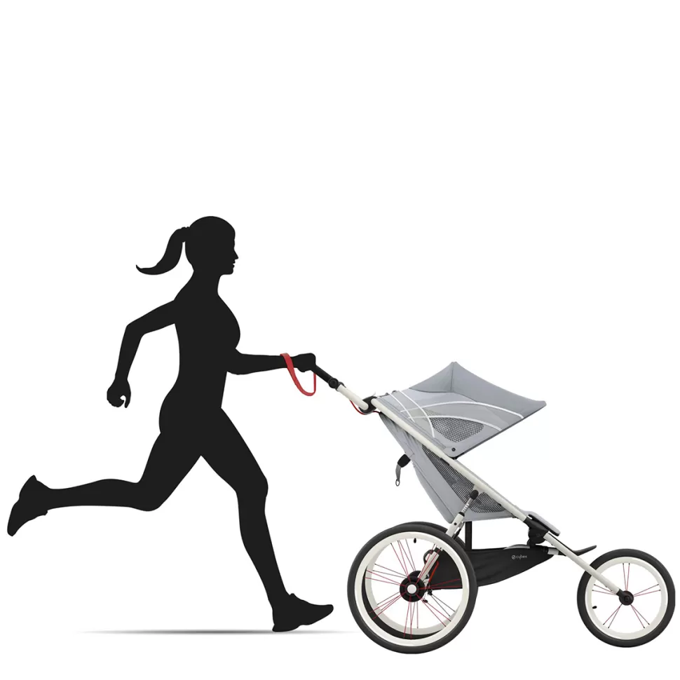 Cybex Poussette Citadine>Poussette Sport AVI Châssis Crème et Orange - Medal Grey