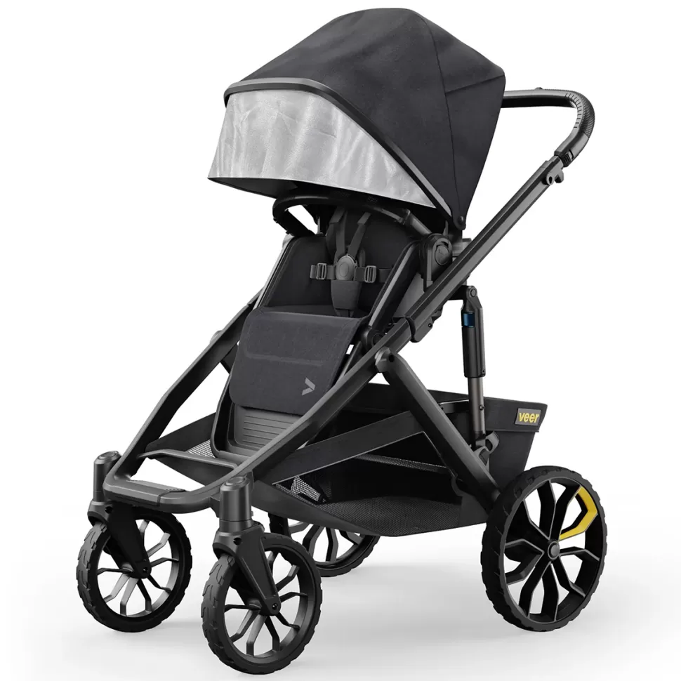 Veer Poussette Citadine>Poussette Tout-terrain Switchback - Gris Foncé et Noir
