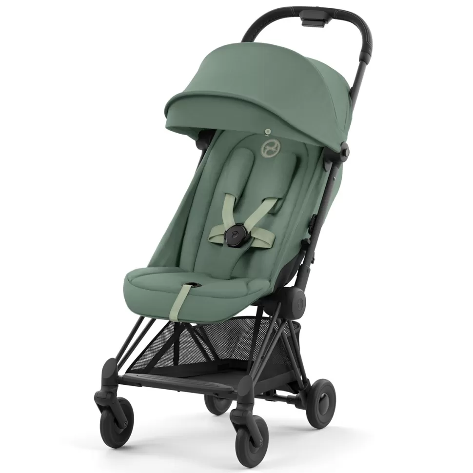 Cybex Poussette Compacte>Poussette Ultra-compacte Coya Châssis Matt Black - Leaf Green