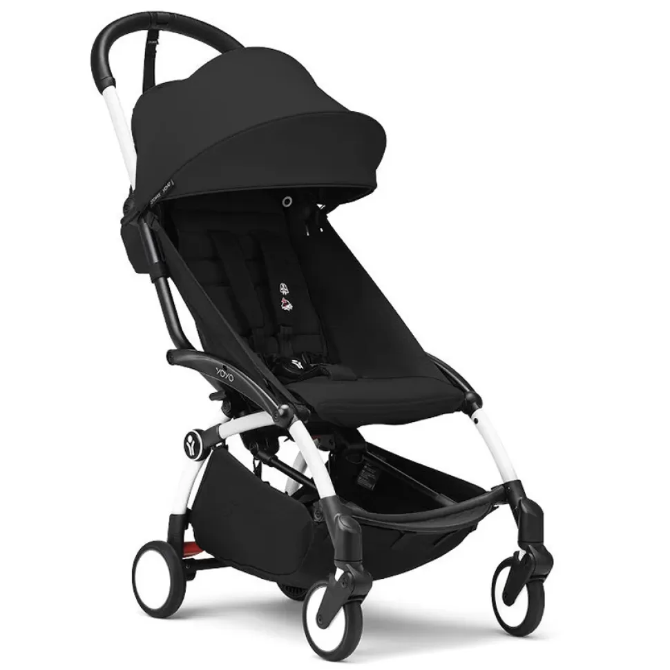 Stokke Poussette Compacte>Poussette YOYO³ 6+ Chassis Blanc - Noir