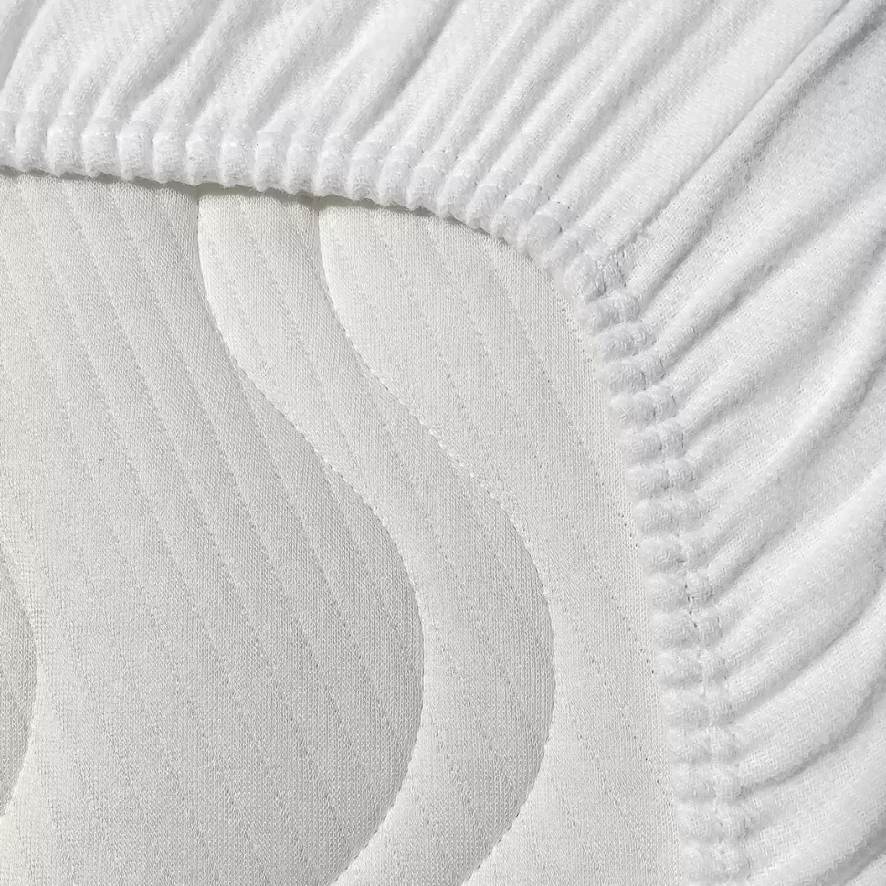 Kadolis Literie Bébé>Protège Matelas Flanelle de Coton Bio - 60 x 120 cm