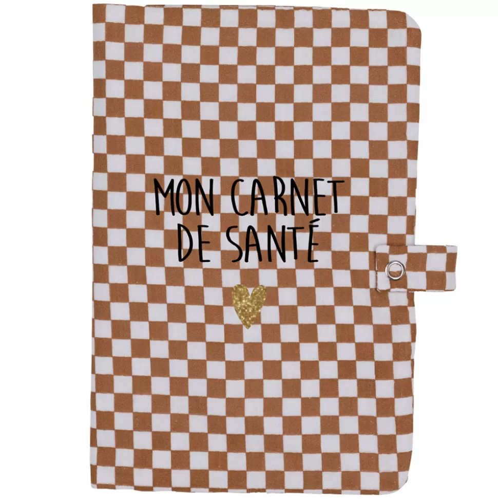 Atelier Wagram Textile>Protège-carnet de Santé - Damier Mon Carnet de Santé