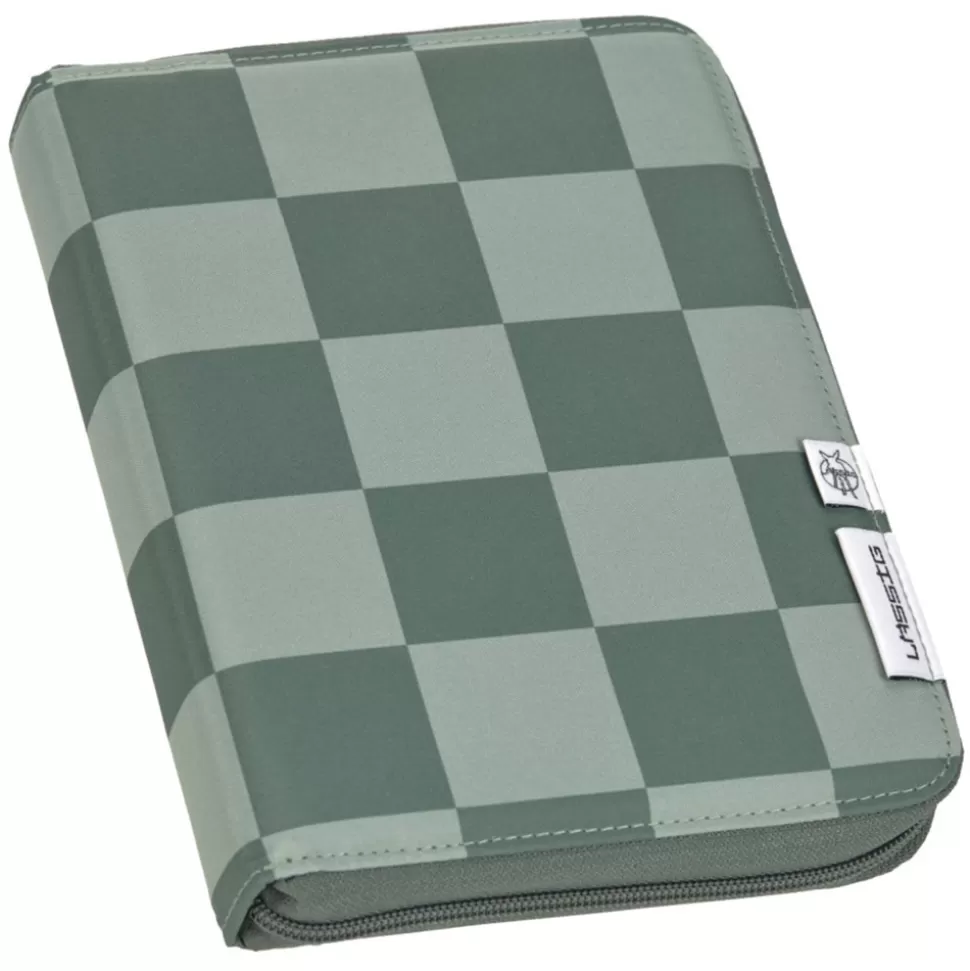 LÄSSIG Textile>Protège-carnet de Santé - Vert et Olive