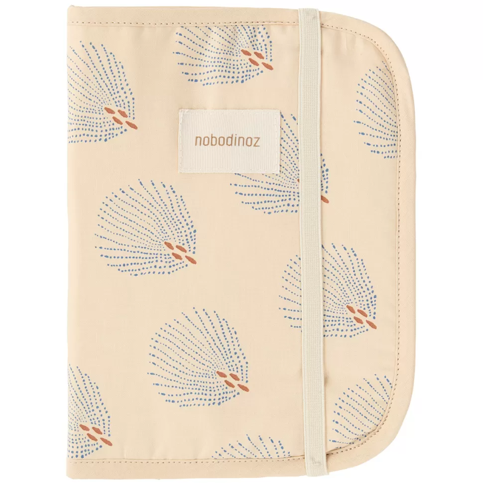Nobodinoz Textile>Protège-carnet de Santé Stories - Blue Gatsby & Cream