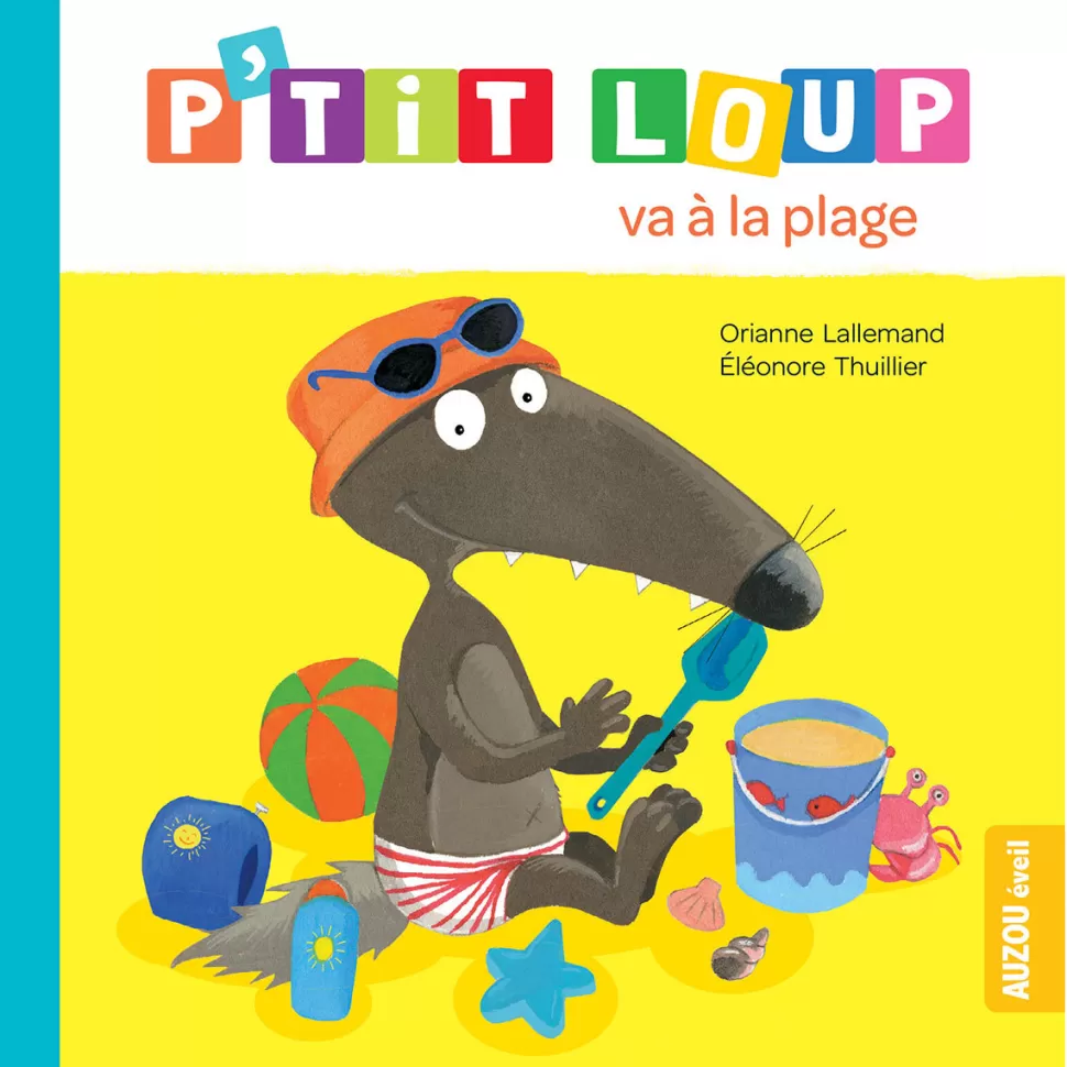 Auzou Livres>P'tit Loup va à la plage