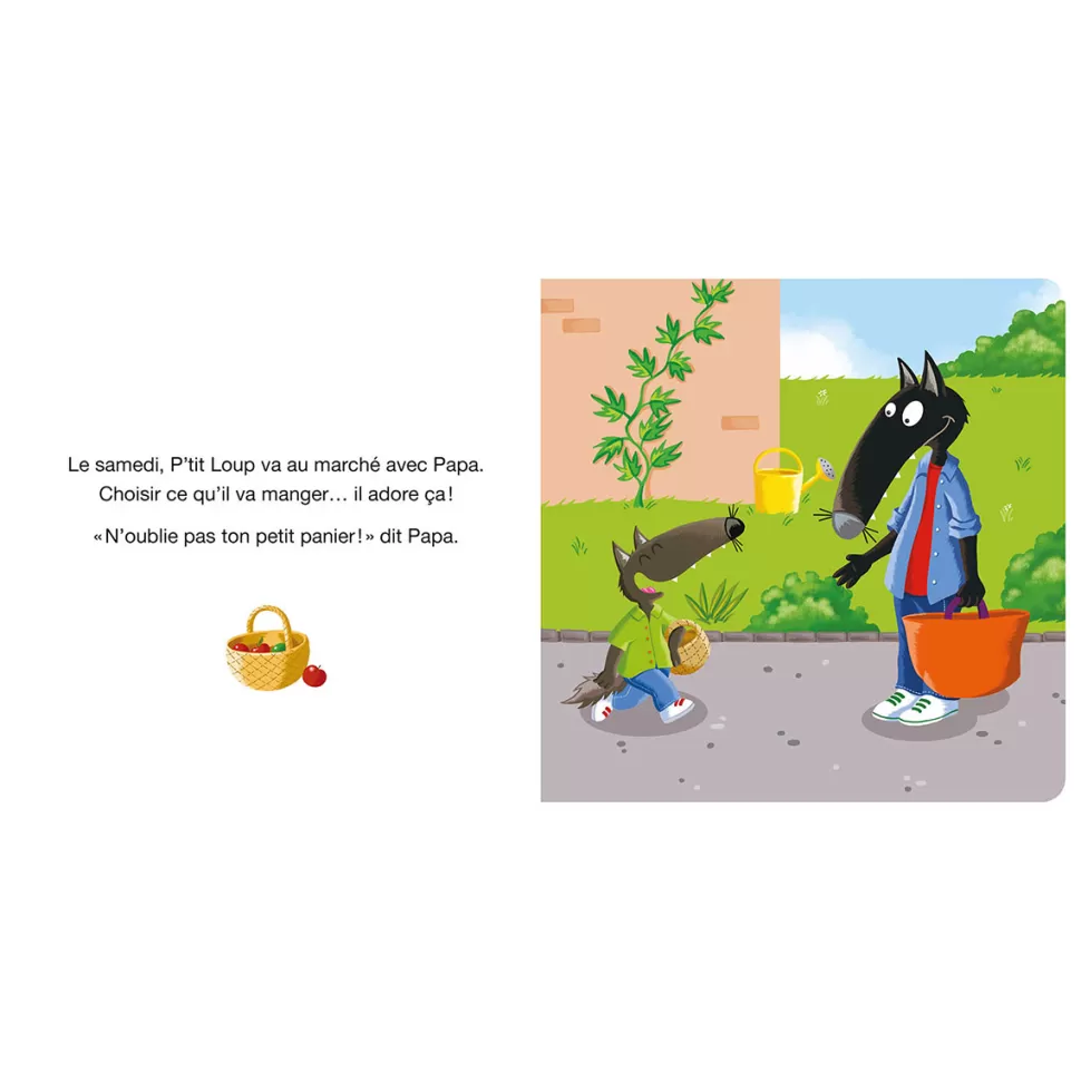 Auzou Livres>P'tit Loup va au Marché