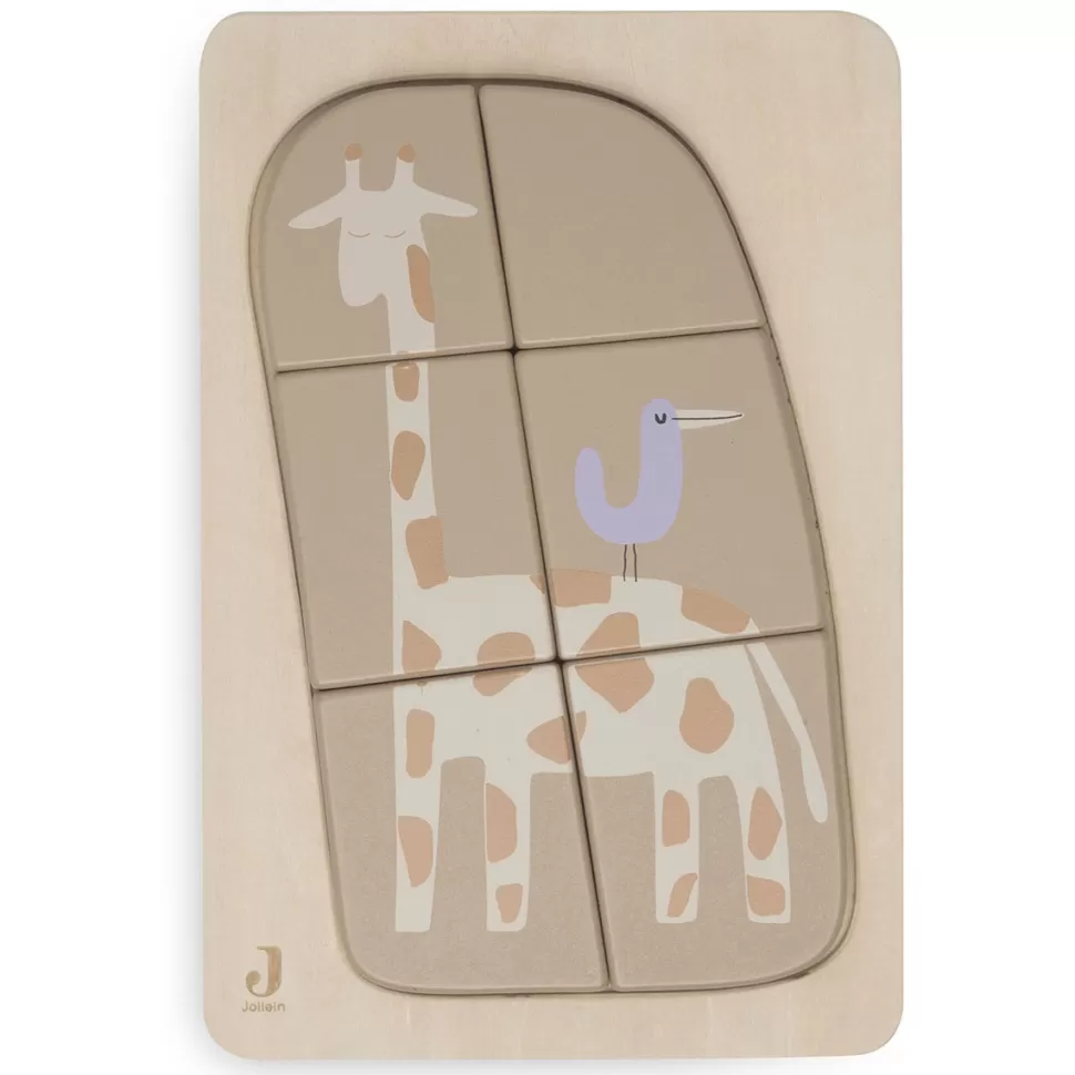 Jollein Mes Premiers Jouets>Puzzle en Bois - Jungle Jambo Girafe