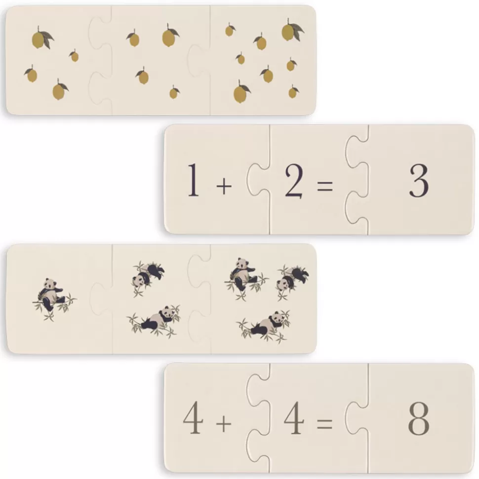 Konges Sløjd Mes Premiers Jouets>Puzzle Mathématiques en Carton