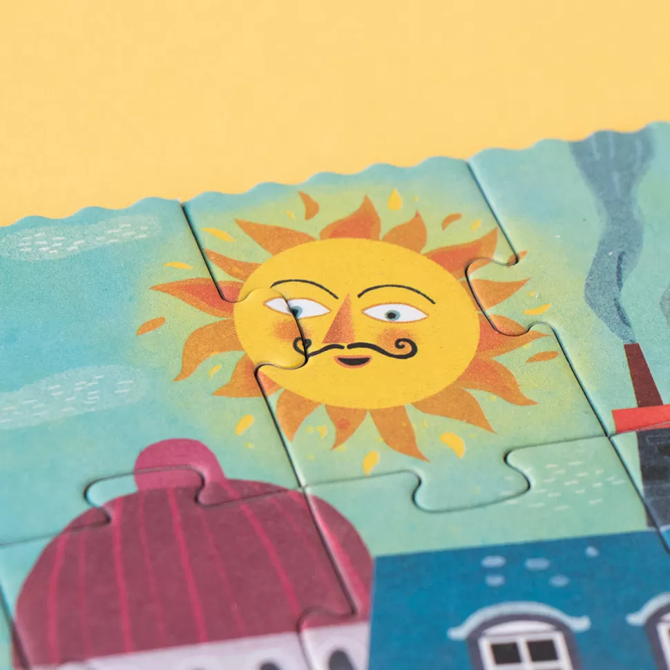 Londji Mes Premiers Jouets>Puzzle Réversible Night And Day in Partis