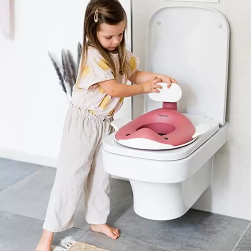 Kindsgut Hygiène & Soin>Réducteur de Toilette Baleine - Rose foncé