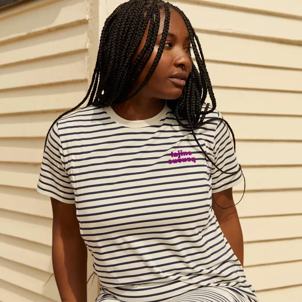 Tajinebanane Parents>Robe d'Allaitement Tee Rayée - XS