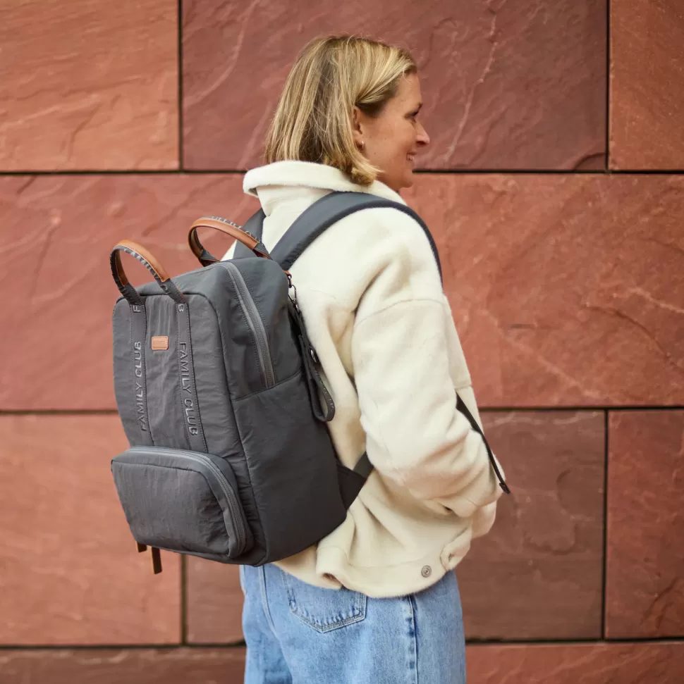 Childhome Sac À Langer>Sac à Dos à Langer Family Club Signature - Urban Anthracite