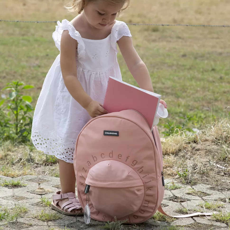 Enfant Childhome Bagagerie Enfant>Sac à Dos ABC - Rose et Cuivre