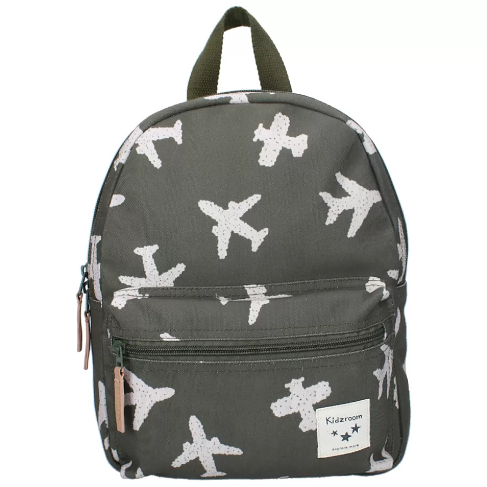 Enfant Kidzroom Bagagerie Enfant>Sac à Dos Adore More - Avions Kaki