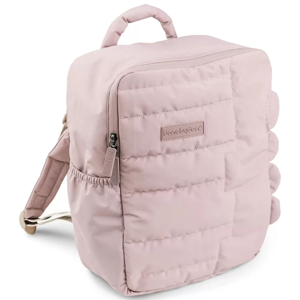 Enfant Done by Deer Bagagerie Enfant>Sac à Dos Enfant Matelassé - Croco Rose