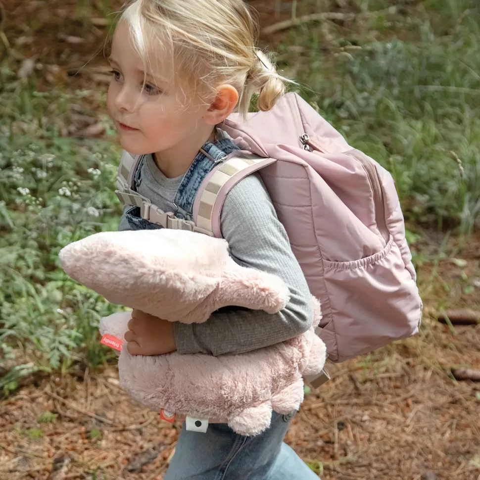 Enfant Done by Deer Bagagerie Enfant>Sac à Dos Enfant Matelassé - Croco Rose