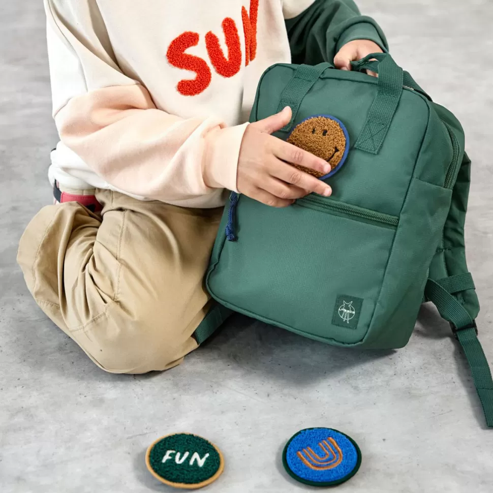 Enfant LÄSSIG Bagagerie Enfant>Sac à Dos Mini Carré Little Gang - Dark Green