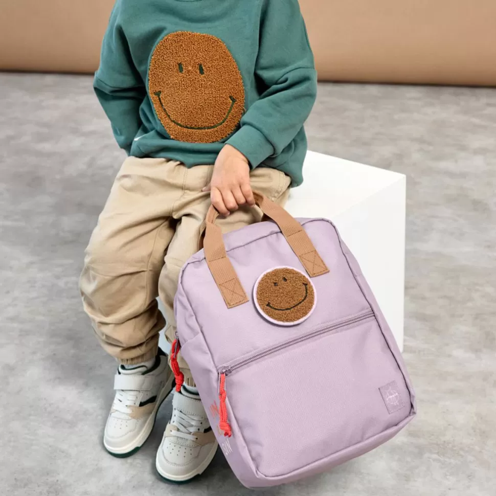 Enfant LÄSSIG Bagagerie Enfant>Sac à Dos Mini Carré Little Gang - Lilas