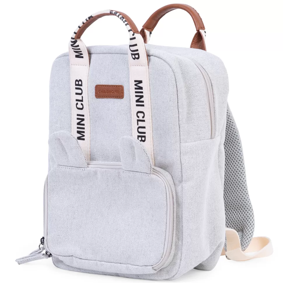 Enfant Childhome Bagagerie Enfant>Sac à Dos Mini Club Signature Canvas - Off White