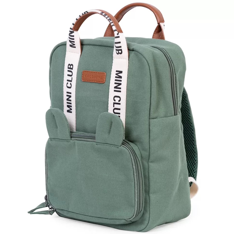 Enfant Childhome Bagagerie Enfant>Sac à Dos Mini Club Signature Canvas - Vert