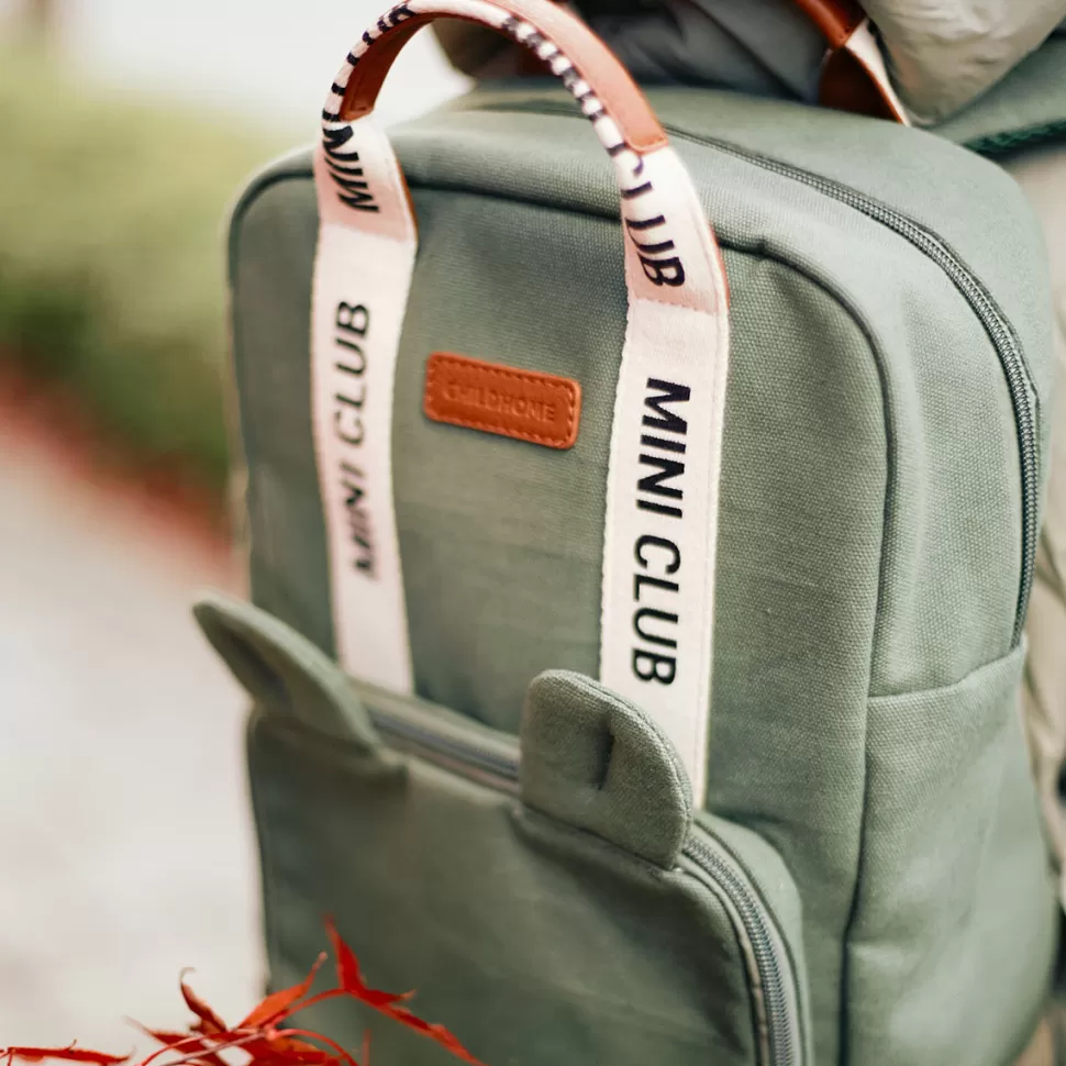 Enfant Childhome Bagagerie Enfant>Sac à Dos Mini Club Signature Canvas - Vert