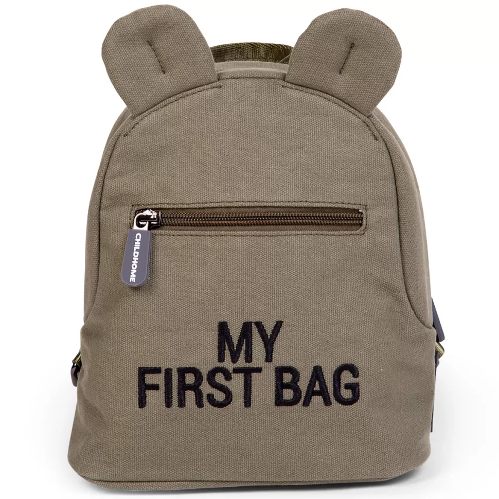 Enfant Childhome Bagagerie Enfant>Sac à Dos My First Bag Canvas - Kaki