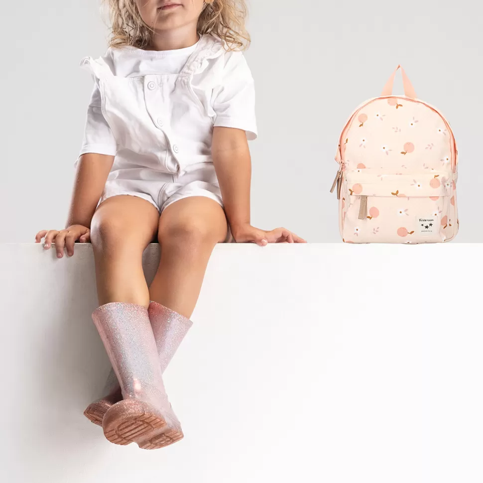 Enfant Kidzroom Bagagerie Enfant>Sac à Dos Perfect Picnic - Fruits et Fleurs Rose