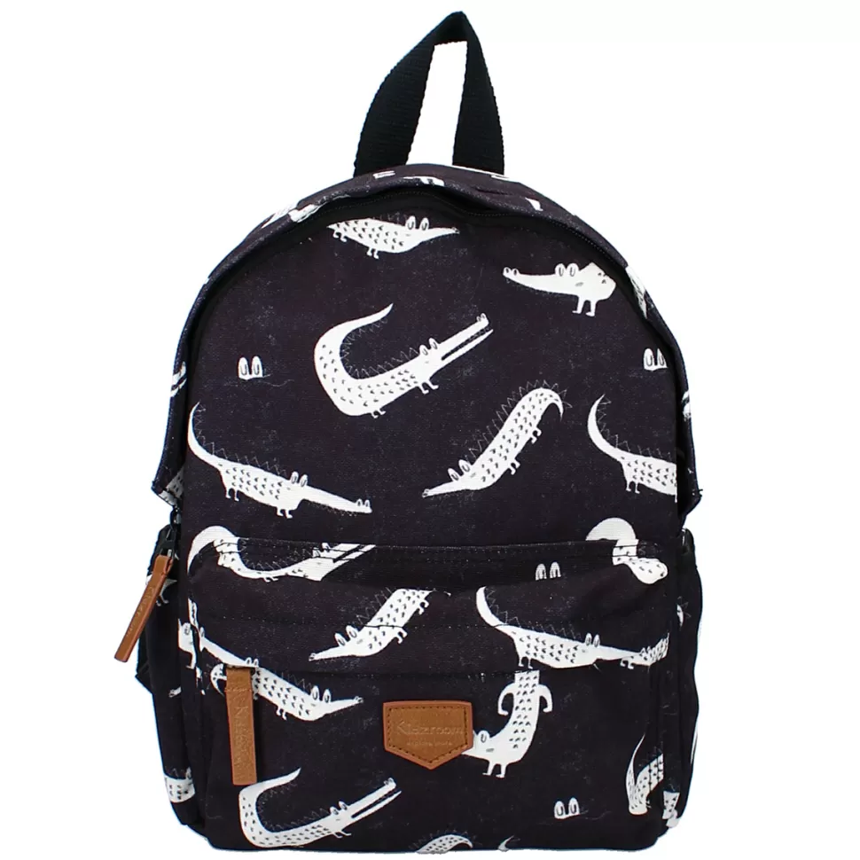 Enfant Kidzroom Bagagerie Enfant>Sac à Dos Stories - Crocodiles Noir