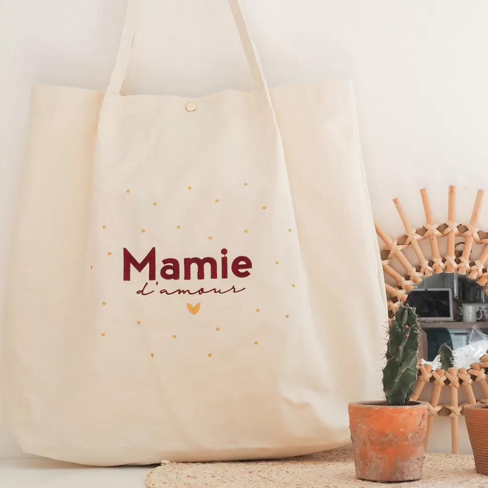 Enfant Manahia Bagagerie Enfant>Sac en Toile - Mamie d'Amour