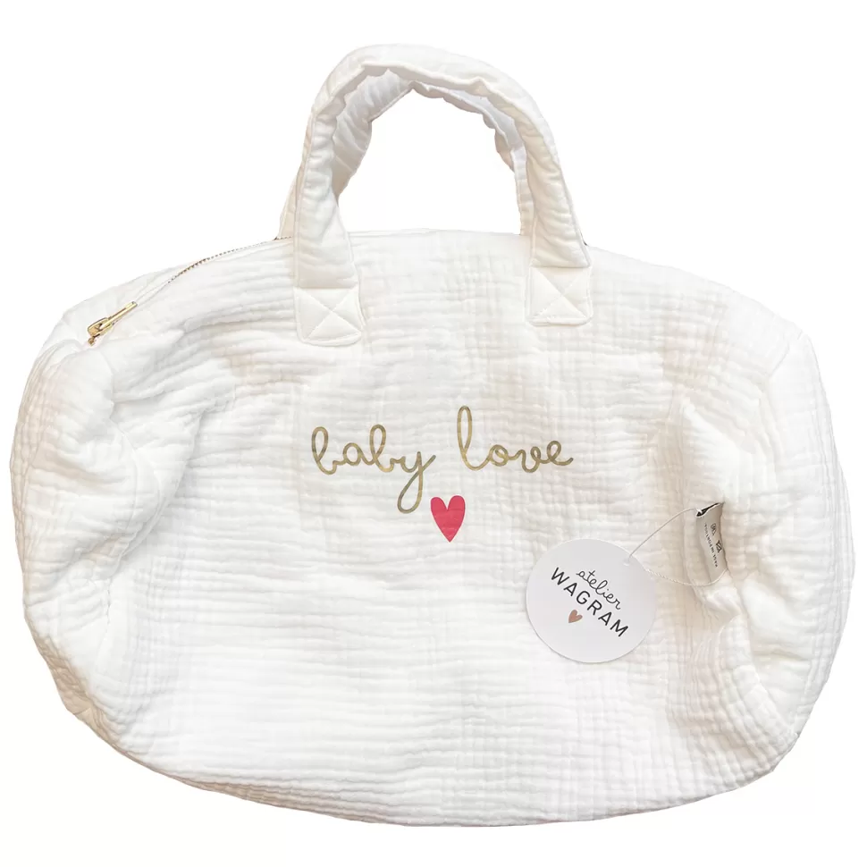 Enfant Atelier Wagram Bagagerie Enfant>Sac Polochon - Ecru Baby Love