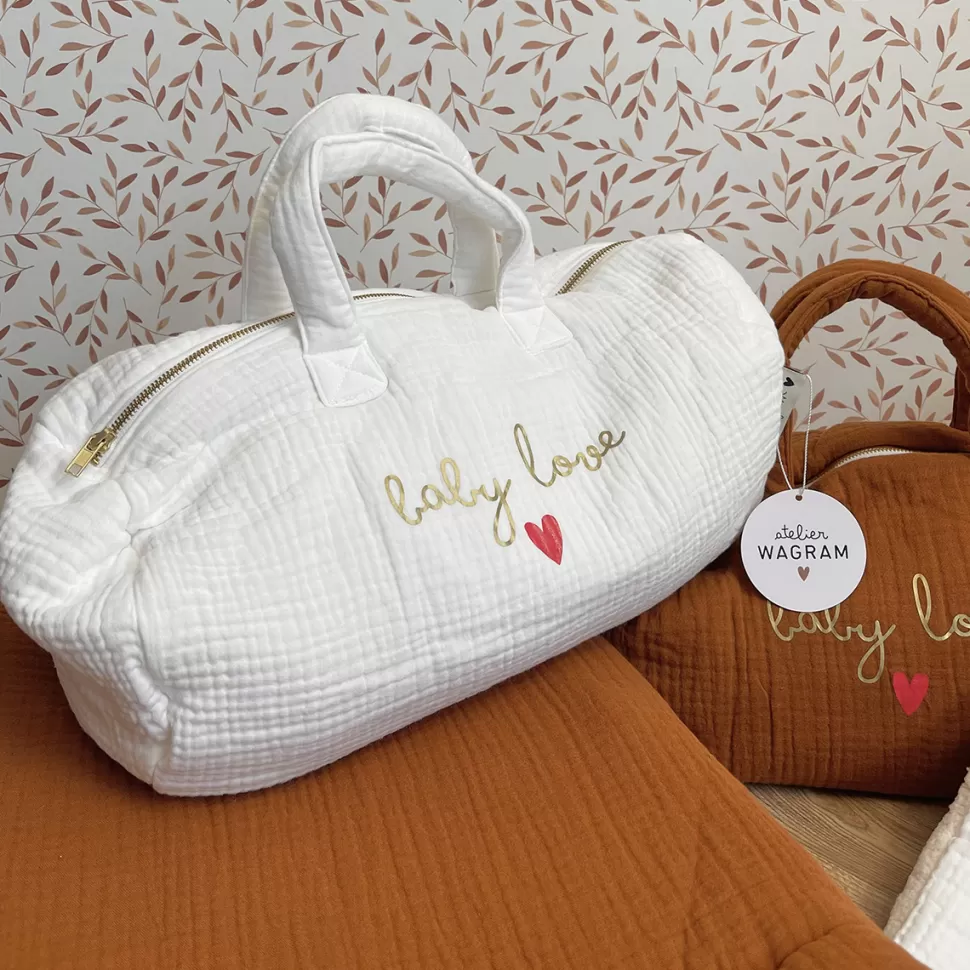 Enfant Atelier Wagram Bagagerie Enfant>Sac Polochon - Ecru Baby Love