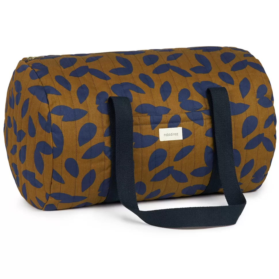 Nobodinoz Sac À Langer>Sac Weekend Paris-Tokyo - Blue Leaves