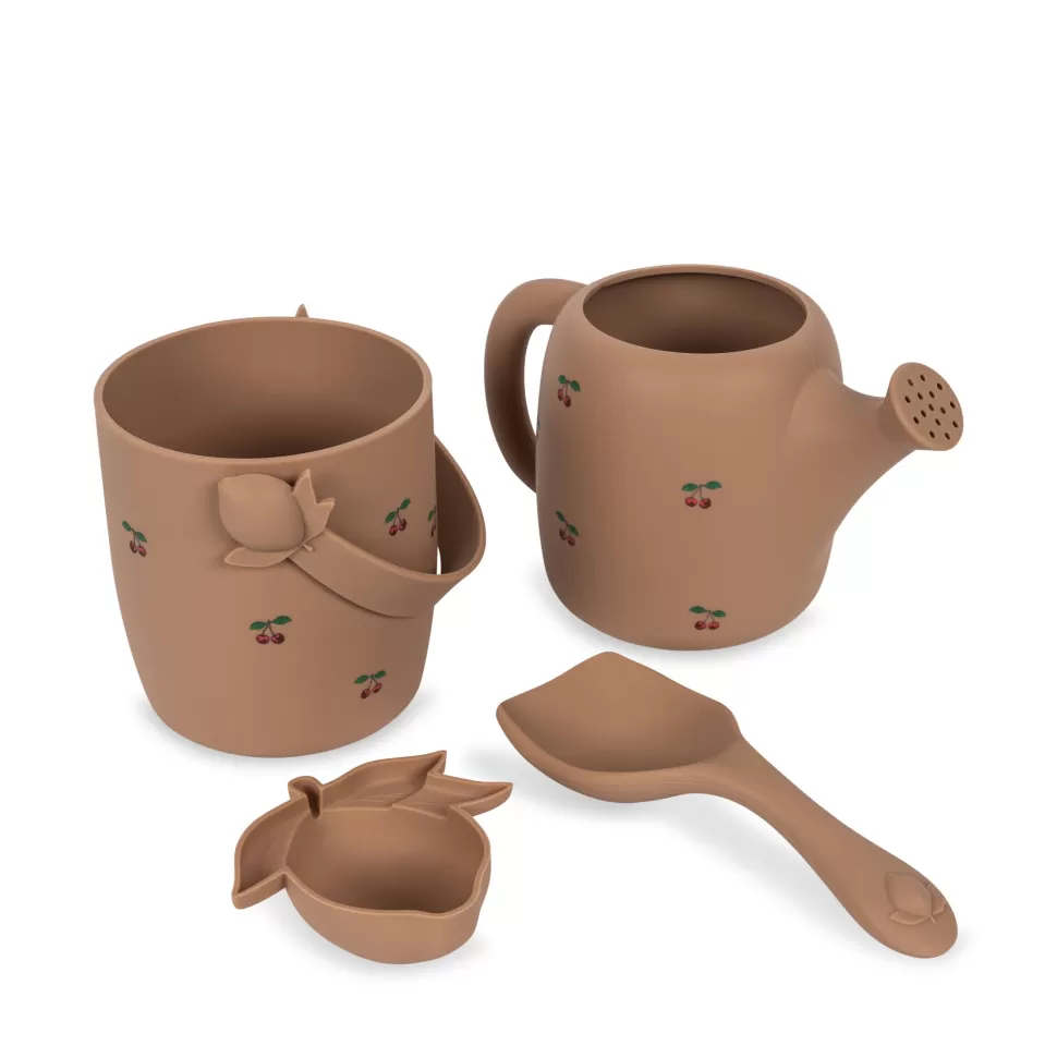 Konges Sløjd Mes Premiers Jouets>Set de Plage en Silicone - Cherry
