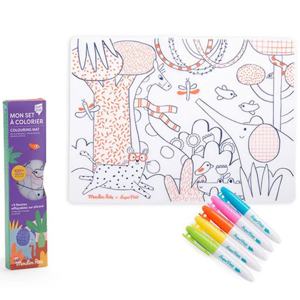 Super Petit Repas>Set de Table à Colorier - Les Toupits