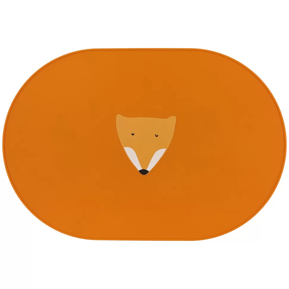 Trixie Baby Repas>Set de Table en Silicone - Mr. Fox