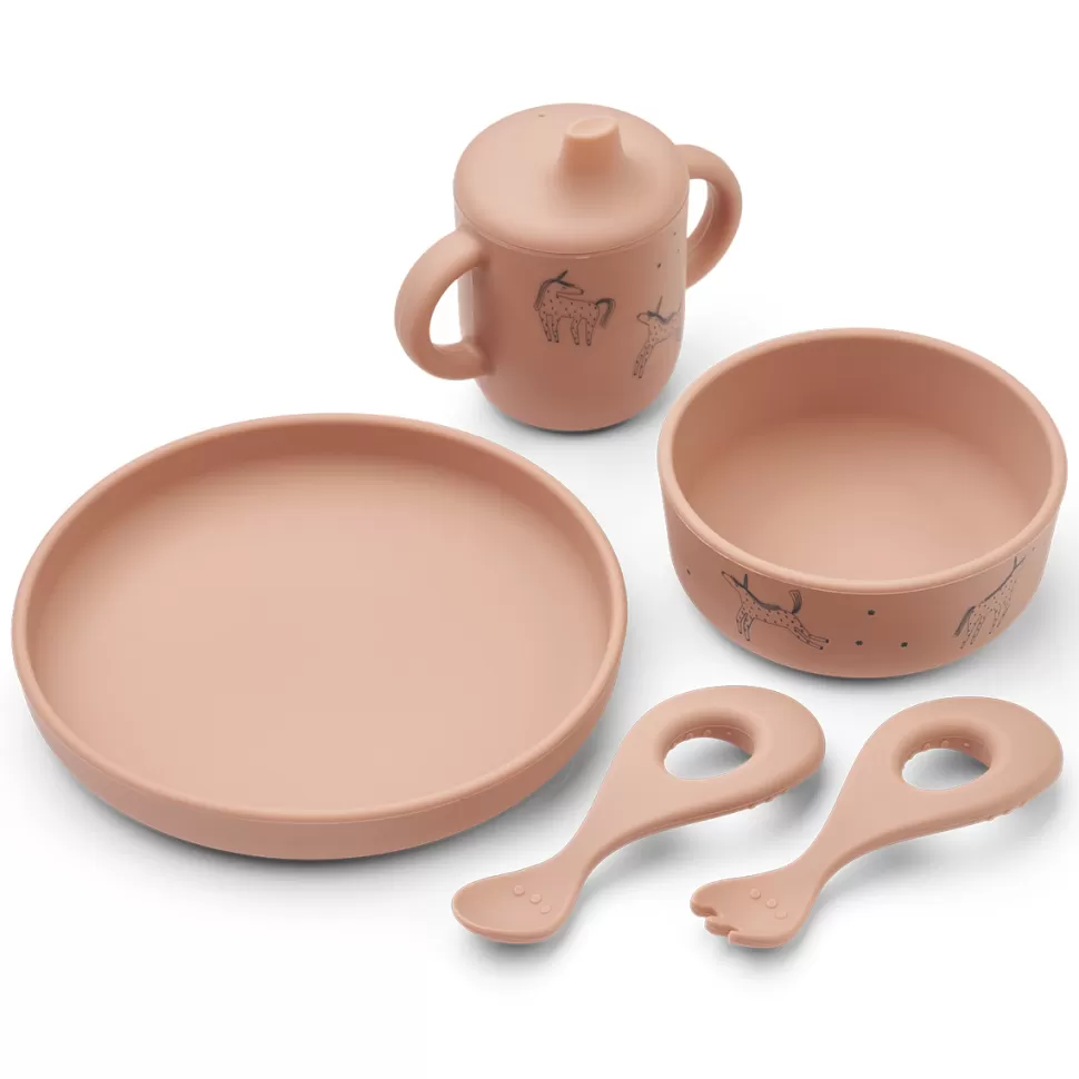 Liewood Repas>Set Repas 5 Pièces Ryle - Unicorn Pale Tuscany